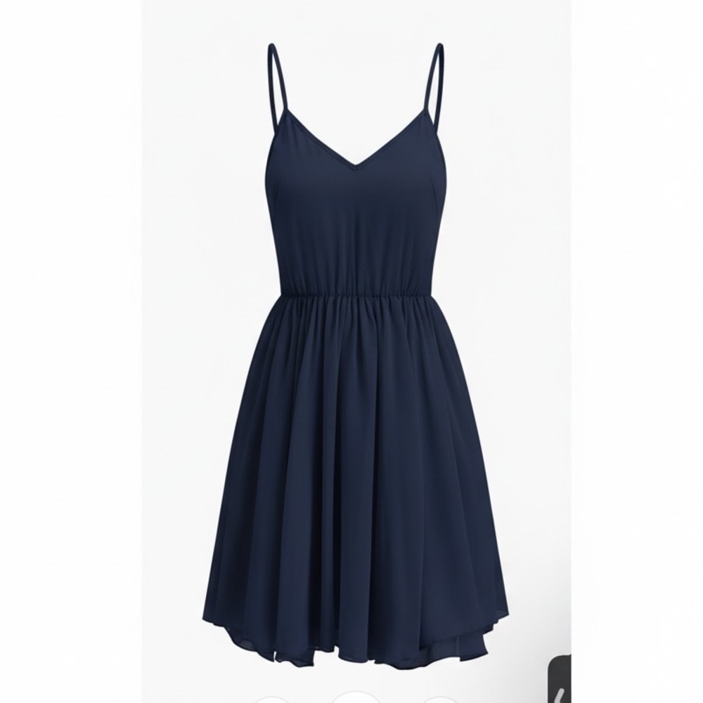 Commense Ruffle Mini Cape Dress - Picture 5 of 5
